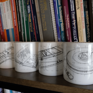 Bone china surveyors and architects Mug Set - Created by Big Tomato